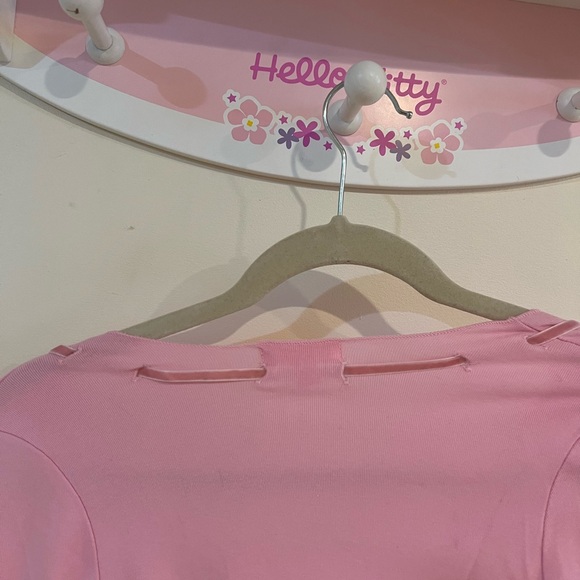 Sugar Thrillz Dollskill Pink Top Bow Detail - Picture 7 of 7